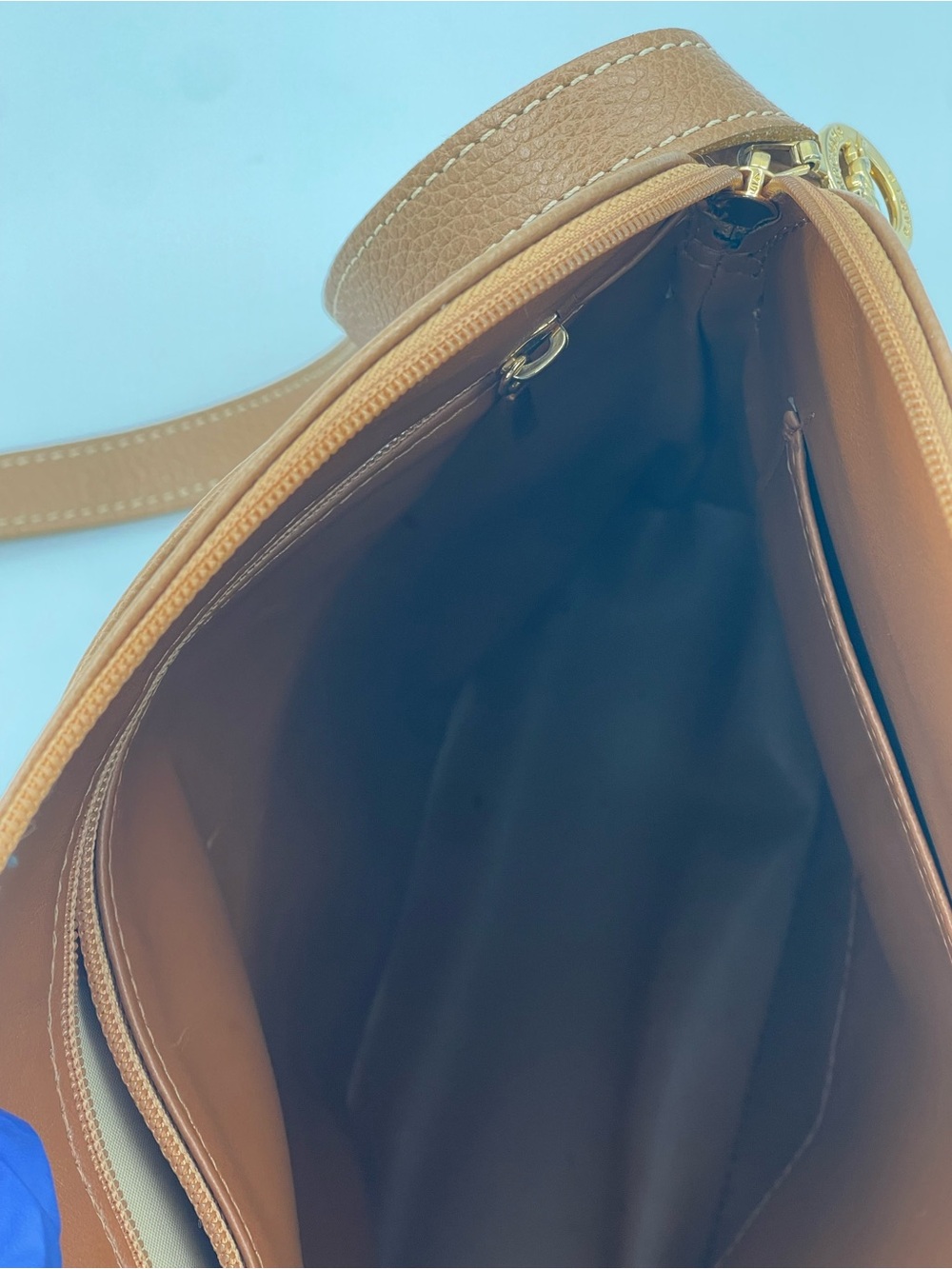 Longchamp Tan Leather Bag - Picture 9 of 13